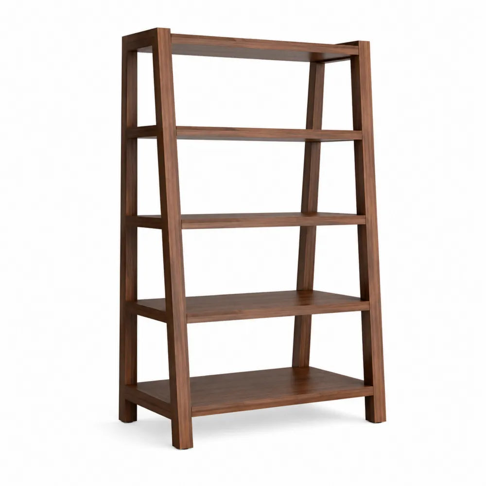 Bücherregal Standregal 80x35x180 cm Holzwerkstoff Rechteckig Braun